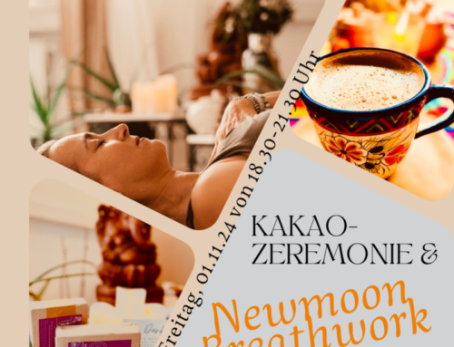 AUSGEBUCHT! Kakaozermonie & Newmoon Breathwork am Fr., 01.11.24 von 18.30 Uhr – 21.30 Uhr mit Angela