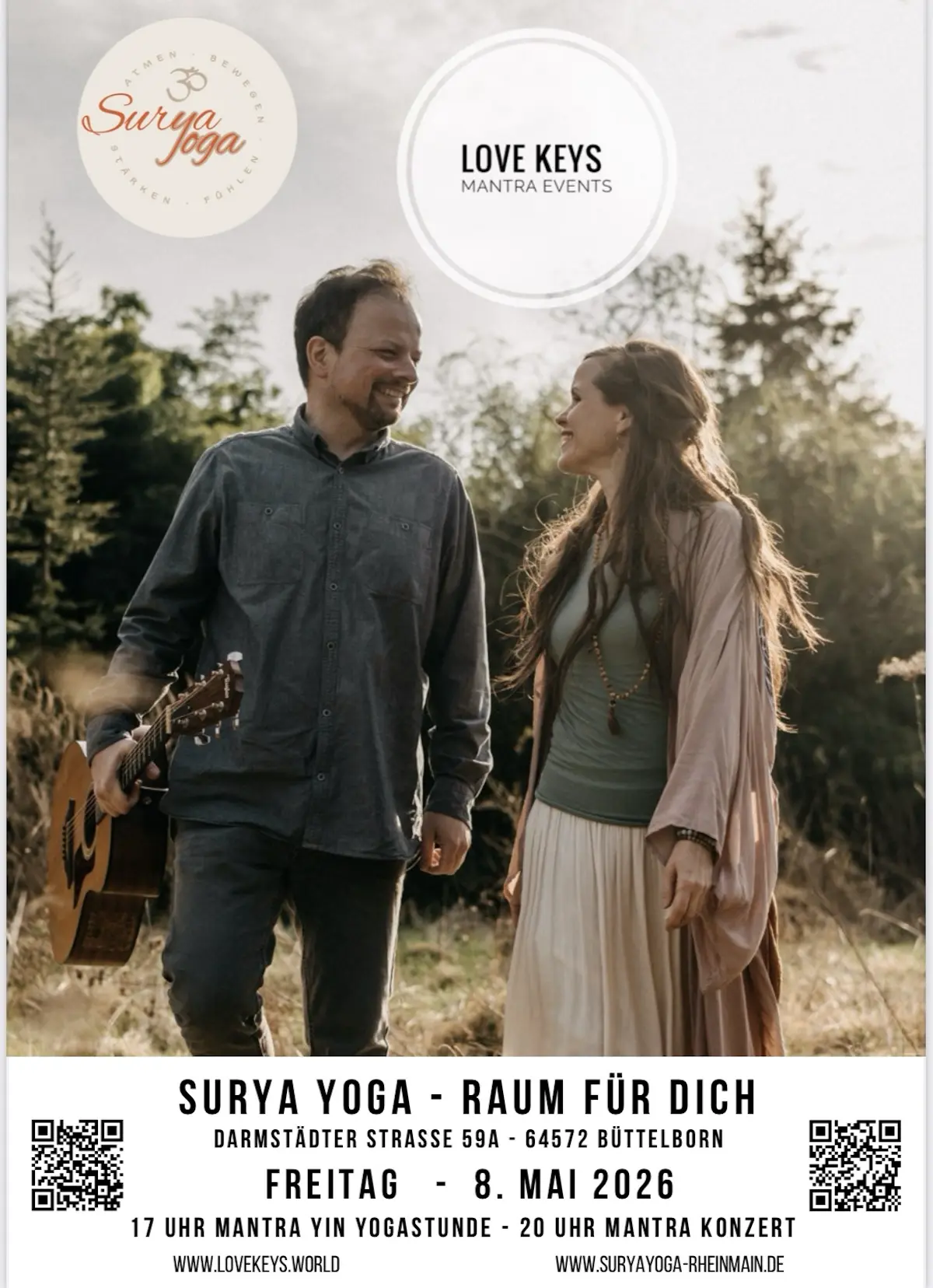 Love Keys live bei Surya Yoga