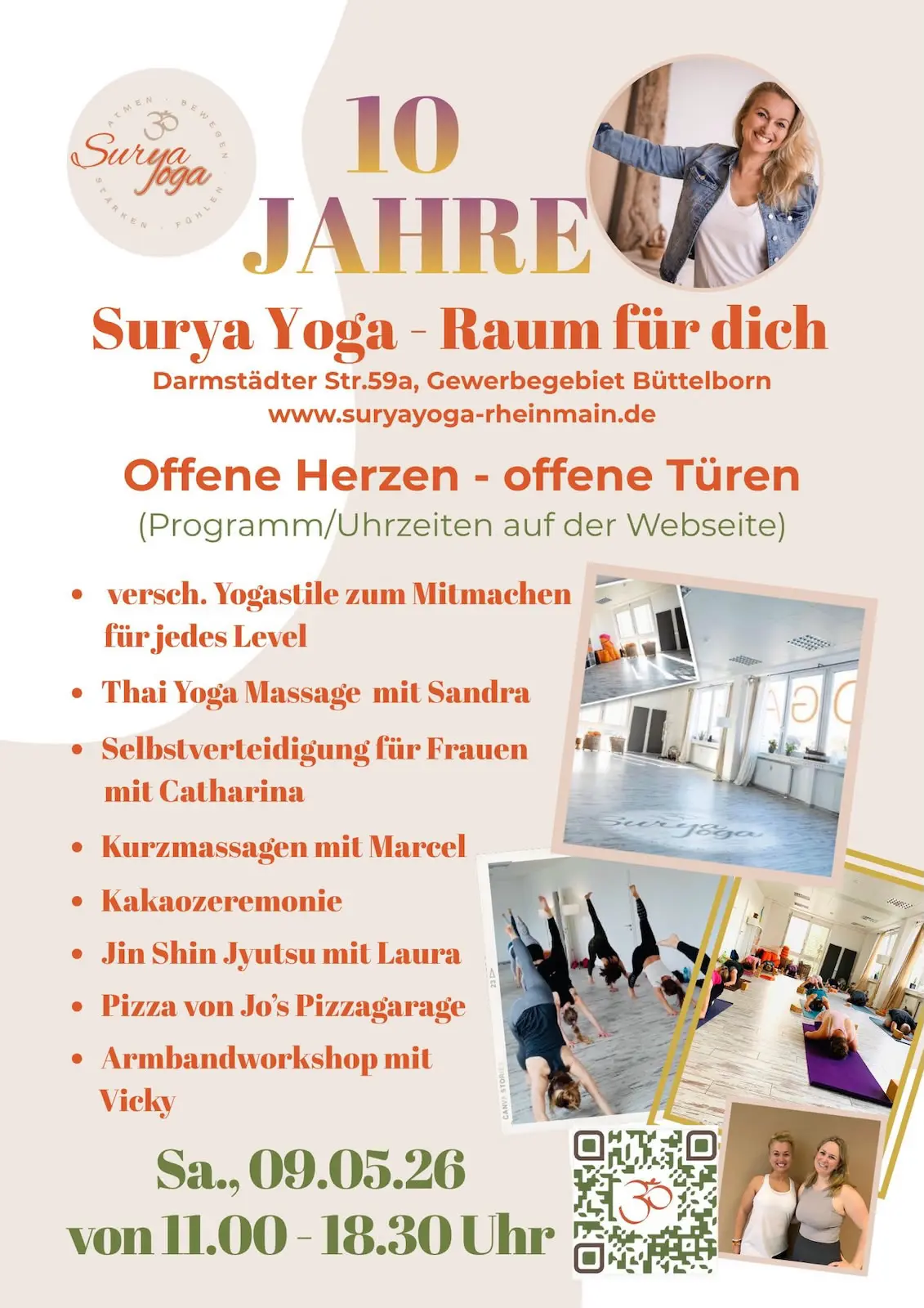 10 Jahre Surya Yoga - Offene Herzen, offene Türen